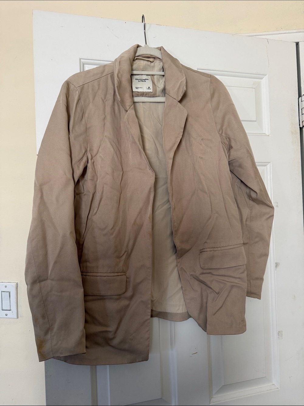 Abercrombie & Fitch Taupe Women's Blazer Jacket